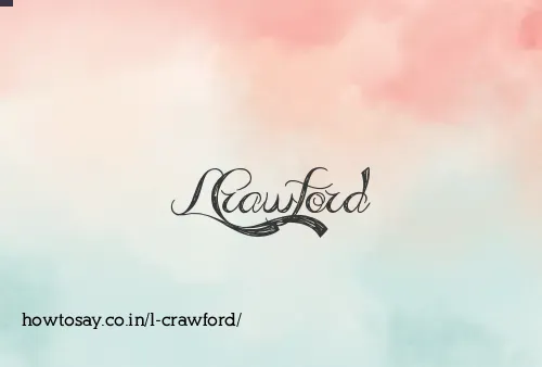 L Crawford