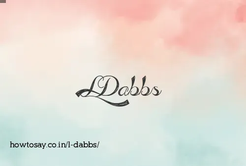 L Dabbs