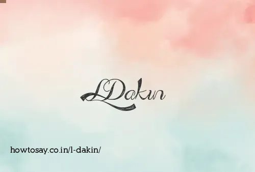 L Dakin