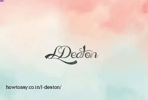 L Deaton