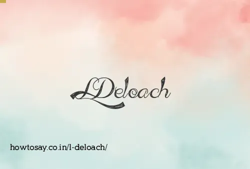 L Deloach