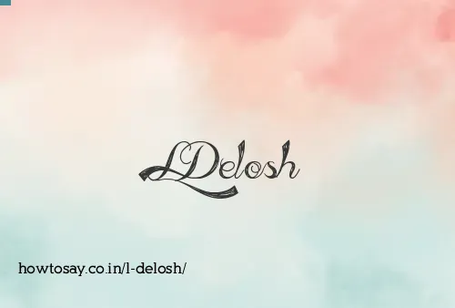 L Delosh