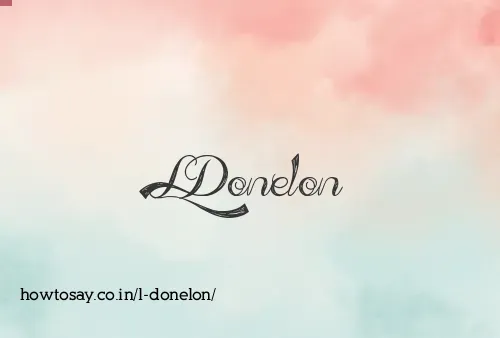 L Donelon