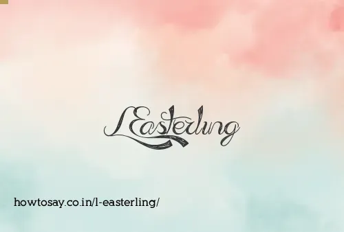L Easterling