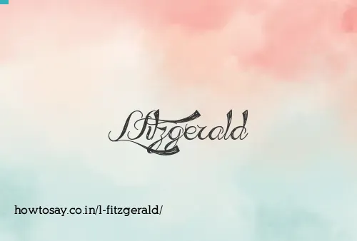 L Fitzgerald