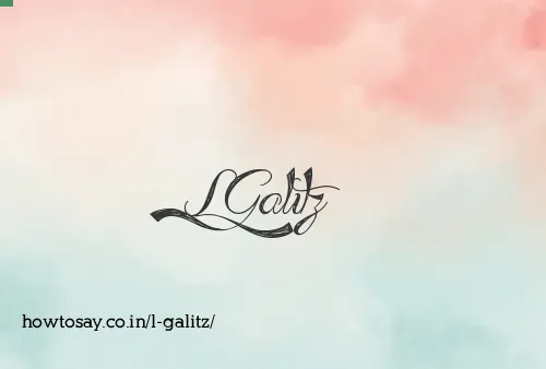 L Galitz