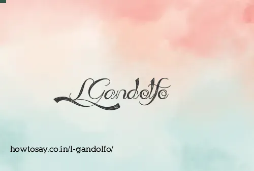 L Gandolfo