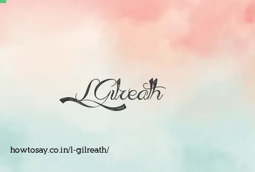L Gilreath
