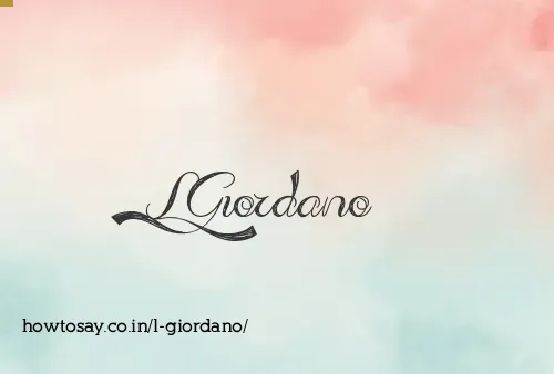 L Giordano
