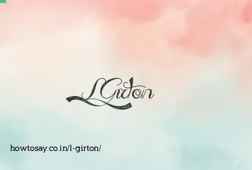L Girton