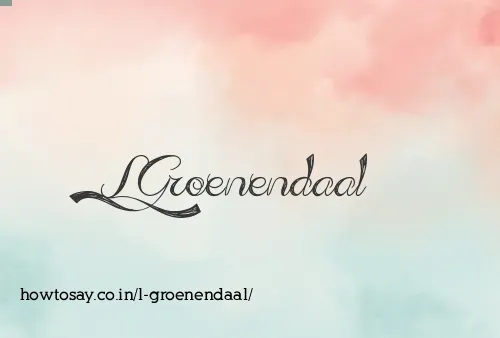 L Groenendaal