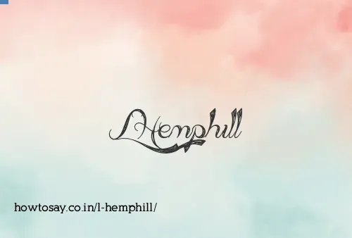 L Hemphill