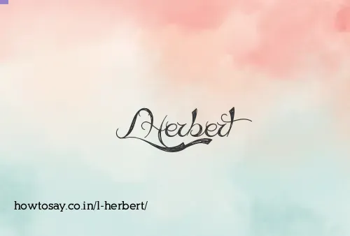 L Herbert
