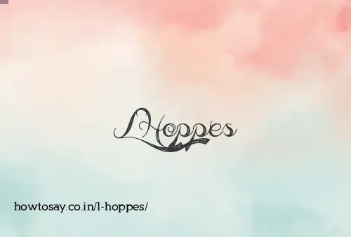 L Hoppes