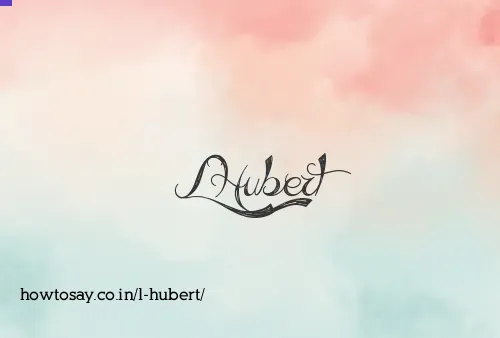 L Hubert