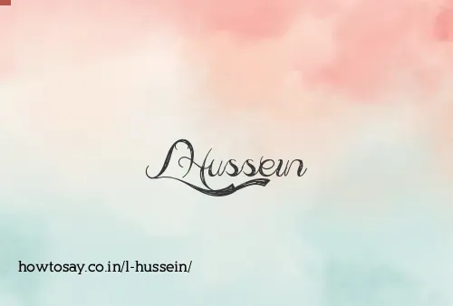 L Hussein