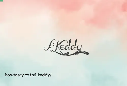 L Keddy
