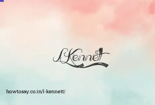 L Kennett