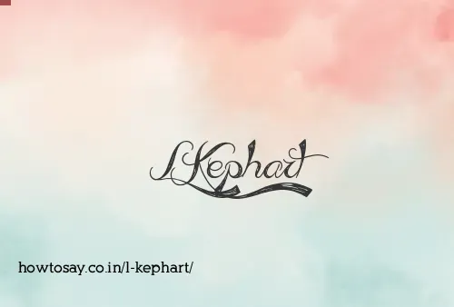 L Kephart