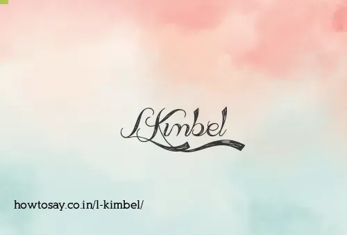 L Kimbel
