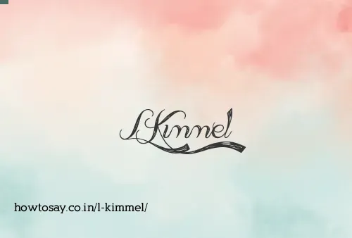 L Kimmel