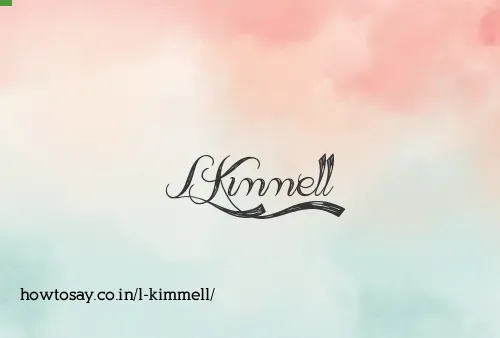 L Kimmell