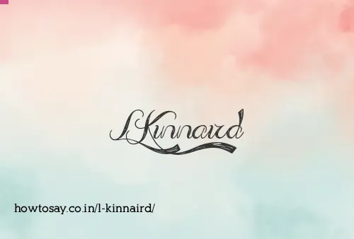 L Kinnaird
