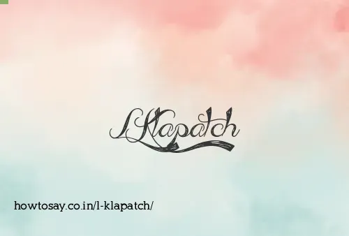 L Klapatch