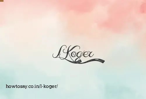 L Koger