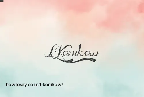 L Konikow