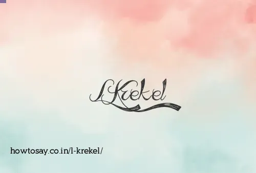 L Krekel