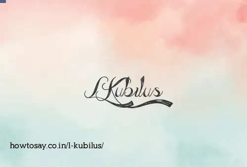 L Kubilus