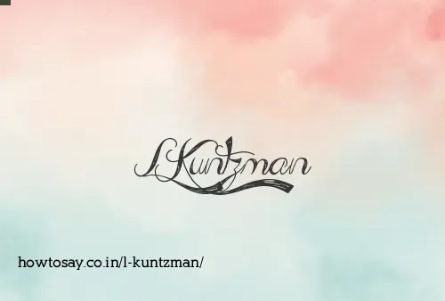L Kuntzman