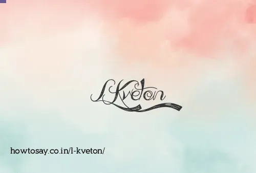 L Kveton
