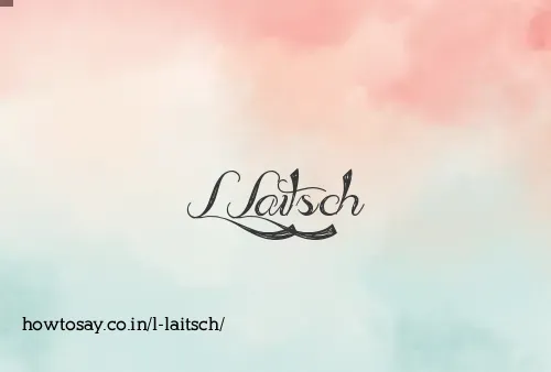 L Laitsch