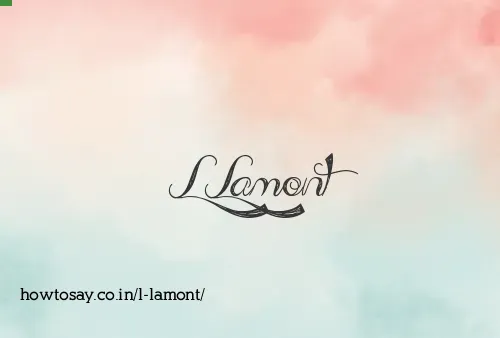 L Lamont