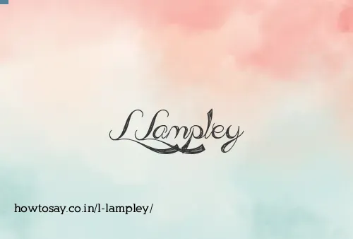 L Lampley