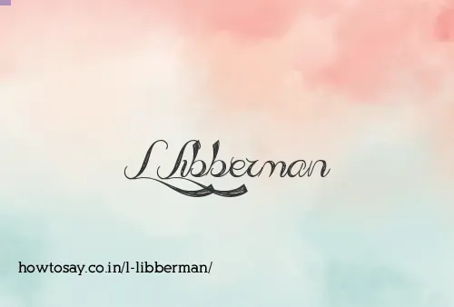 L Libberman