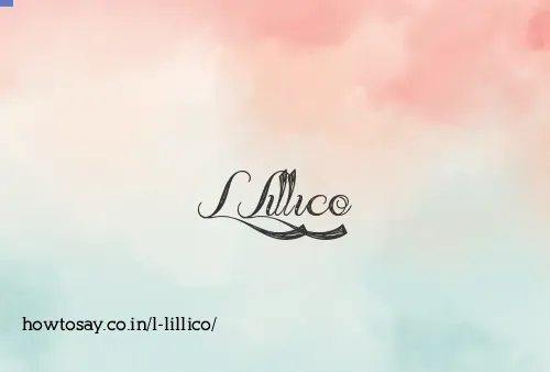 L Lillico