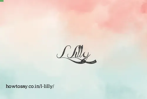 L Lilly