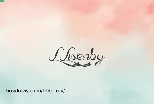 L Lisenby