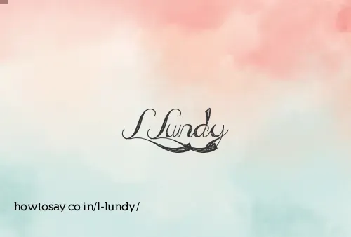 L Lundy