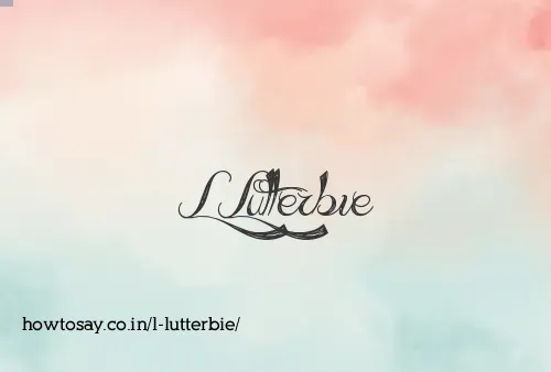 L Lutterbie