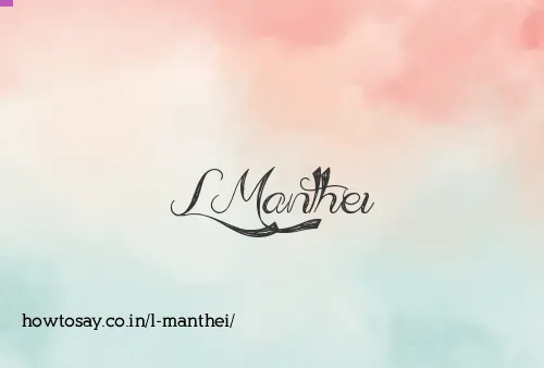 L Manthei
