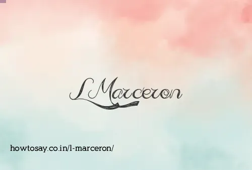 L Marceron