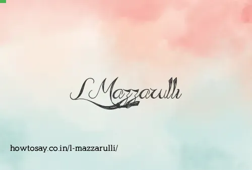 L Mazzarulli