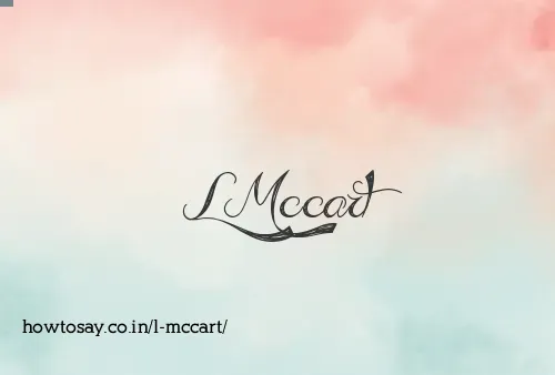 L Mccart