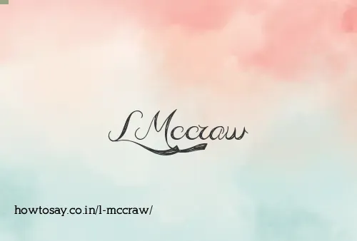 L Mccraw