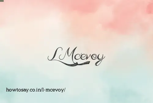 L Mcevoy