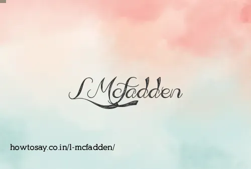 L Mcfadden